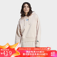 adidas 阿迪达斯 三叶草 女子HK HOODIE运动 套头衫IJ0681 A/L码