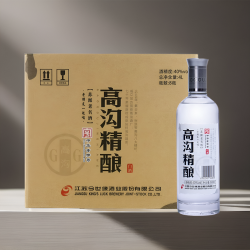 高沟精酿浓香型40度纯粮食酒500ml8瓶整箱白酒江苏老名酒节日