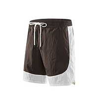 杜里尼 夏季美式短裤男潮牌薄款设计感小众撞色宽松运动休闲五分裤