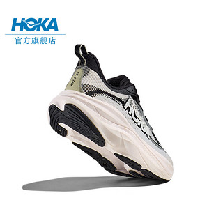 HOKA ONE ONEHOKA ONE ONE男女款夏季SKYFLOW 公路跑步鞋 黑色/白色-女 40.5