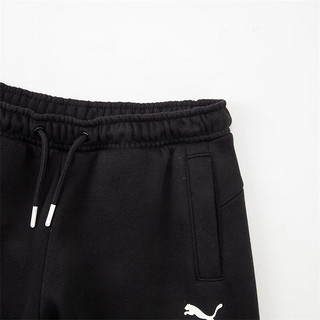 彪马（PUMA） 儿童男童运动休闲加绒长裤 POWER SWEATPANTS 676347 黑色-01 164