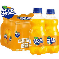 Coca-Cola 可口可乐 原味 雪碧 芬达 碳酸饮料汽水 300ml*12瓶 轻巧迷你装小胶瓶可乐 300mL 12瓶 芬达