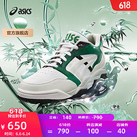 ASICS 亚瑟士 男鞋女鞋运动休闲鞋复古舒适潮流休闲鞋 GEL-FUSE 米白色/绿色 42