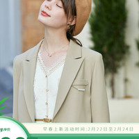 betu百图女装气质时髦英伦风西装干练通勤升职西服西装外套女2202T38