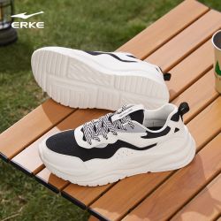 百亿补贴erke鸿星尔克运动鞋女鞋2024春季新款透气网面老爹鞋软底跑步