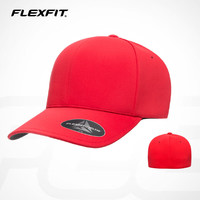 FLEXFITDELTA系列防水棒球帽硬顶高顶帽子男大头围全封美式鸭舌帽女潮牌 红色(全封闭) XXXL（63-65cm）全封闭 超大头围