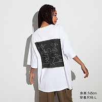 UNIQLO 优衣库 男女装情侣UT Keith Haring印花短袖T恤凯斯哈林廓形469332