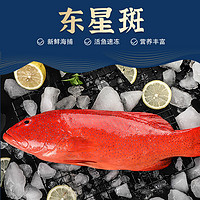 88VIP：MIN XIA 闽峡 包邮新鲜活冷冻水产海捕东星斑1只(约1.6~2斤)海鱼深海红星石斑鱼