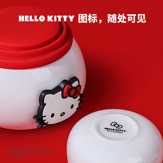 原初格物 HelloKitty茶具 便携式小茶壶 红色 一壶2杯