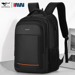 七匹狼男士双肩包_septwolves 七匹狼 双肩包男士背包商务出差旅行