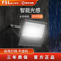 FSL 佛山照明 led太阳能投光灯照明灯家用户外防水自动遥控庭院灯农村