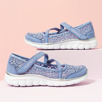 SKECHERS/斯凯奇 透气 女童凉鞋 85219L-LVPK