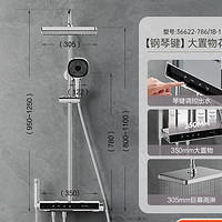 JOMOO 九牧 36622 钢琴按键花洒