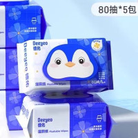 Deeyeo 德佑 金盏花湿厕纸80抽5包