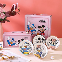 WAFROG STUDIO 米奇迪士尼联名陶瓷饭碗 米奇和它的朋友条纹碗四碗
