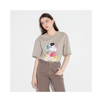 韩国uniqlo 通用 上装T恤短袖优衣库米奇