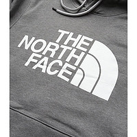 THE NORTH FACE 北面 韓國直郵The North Face北面夾克男女款淺灰色拉鏈款寬松印花日常