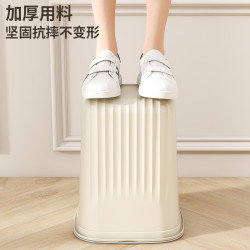 卓柠 垃圾桶家用新款大容量加厚风厨房客厅卫生间专用垃圾篓创意