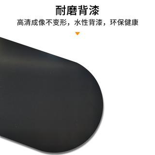 安尔雅穿衣镜高清全身镜子贴墙自粘卧室客厅试衣镜家用浴室镜2 40*150cm椭圆款