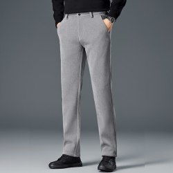 【省200元】罗冠男士休闲裤_罗冠 2023秋冬新款羊毛灯芯绒休闲裤男