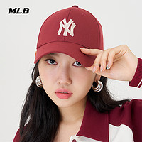 88VIP：MLB官方 男女情侣刺绣帽子学院风棒球帽休闲遮阳24夏季新款CPV08