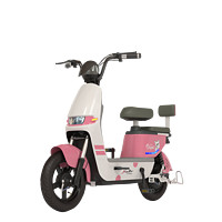 迈翱新国标电动自行车可上牌48v电动车铅酸锂电男女士代步车 粉色 48V20A锂电池-续航约90公里