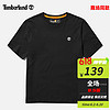 Timberland 短袖T恤男装运动服户外时尚透气休闲宽松棉质半袖上衣A6DKU A6DKU001/黑色偏大 XL