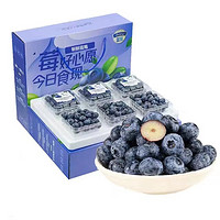 萧鲜生 新鲜蓝莓  125g/6盒（特大果15-18mm）
