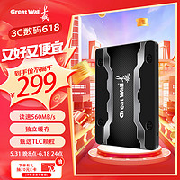 长城（Great Wall）512GB SSD固态硬盘 SATA3.0接口高速读写独立缓存 GW600S系列 读速560MB/S