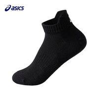 asics/亚瑟士童装2024夏男女童排汗透气5A级抑菌防臭运动袜子 001黑色 150cm
