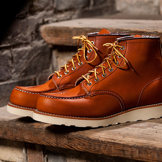 RED WING 红翼 RedWing红翼875 工装靴6寸马丁靴E楦油鞣皮牛皮手工方头男大黄靴