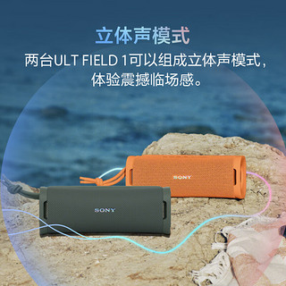 索尼（SONY）Sony/索尼 ULT FIELD 1 重低音便携式蓝牙音箱 户外防水 蓝牙5.3 橙色