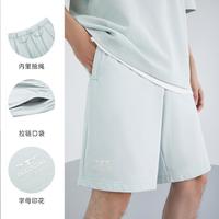ANTA 安踏 动短裤男士夏季针织户外宽松百搭纯色棉质休闲男士五分裤子