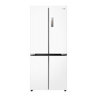 Midea 美的 冰箱M60cm超薄双系统535十字双开四门嵌入式冰箱白色风冷无霜