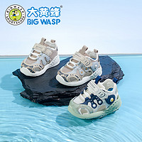 88VIP：BIG WASP 大黄蜂 男宝宝学步鞋婴幼儿夏季新款凉鞋软底机能鞋男童防滑沙滩鞋