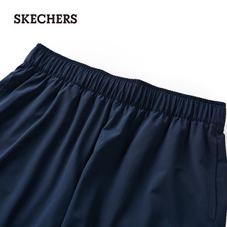 斯凯奇（Skechers）夏季男吸湿速干短裤运动休闲裤P224M109 藏青色/002Z XL