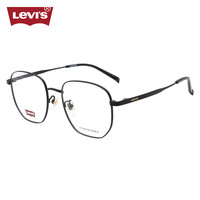 李维斯(Levi's)眼镜框近视眼镜架LV7160/003+依视路钻晶膜岩1.60镜片 003黑色