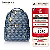 Samsonite 新秀丽 电脑包女包女士双肩包商务旅行包背包NO3蓝色印花礼物