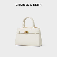 CHARLES & KEITH CHARLES&KEITH女包CK2-50160102中號金屬扣帶凱莉包