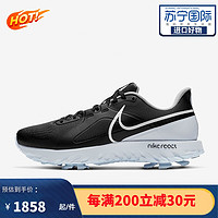 NIKE 耐克 高尔夫球鞋 React Infinity Pro 男士Explorer宽版高尔夫鞋运动男鞋 黑色/金属铂金/白色CT6621-004 43/US9.5