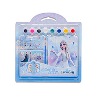Disney 迪士尼 兒童手工涂色顏料畫貼紙 女孩寶寶手工diy制作益智涂色畫玩具套裝文具禮盒