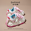 DAPHNE 达芙妮 女童运动鞋2024夏季新款厚底儿童鞋透气鞋子女孩网鞋松糕鞋