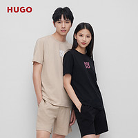 88VIP：HUGO BOSS 涂鸦风格情侣休闲短袖T恤