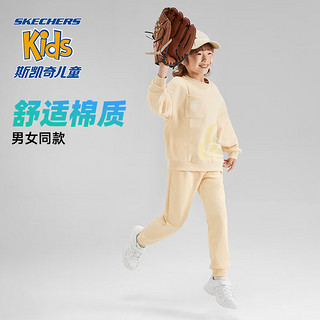 斯凯奇（Skechers）斯凯奇童装男童裤子春秋季儿童运动裤女大童卫裤休闲长裤 薰衣草紫/00KC/棉质内里 170cm(170cm)