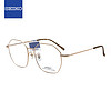 SEIKO 精工 眼镜框男女全框金属眼镜架AE5002 0001+蔡司1.74防蓝光