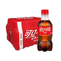 Coca-Cola 可口可乐 12可口可乐百事可乐七喜美年达雪碧芬达冰红茶300ml瓶装汽水橙味