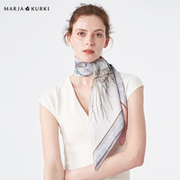 玛丽亚.古琦（玛丽亚古琦 MARJA KURKI）真丝丝巾女士大方巾 长辈高档桑蚕丝长巾丝绸礼盒装 粉色