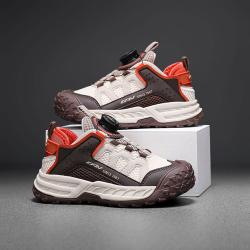 贵人鸟儿童网面跑步鞋2024春秋男童运动鞋大童学生女孩旋转钮跑步鞋