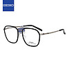 SEIKO 精工 眼镜框男女全框金属眼镜架AE5001 0163+蔡司1.60防蓝光