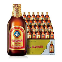 今日必买：TSINGTAO 青岛啤酒 小棕金11度精酿系列整箱 296mL 24瓶（赠纯生10度4罐）